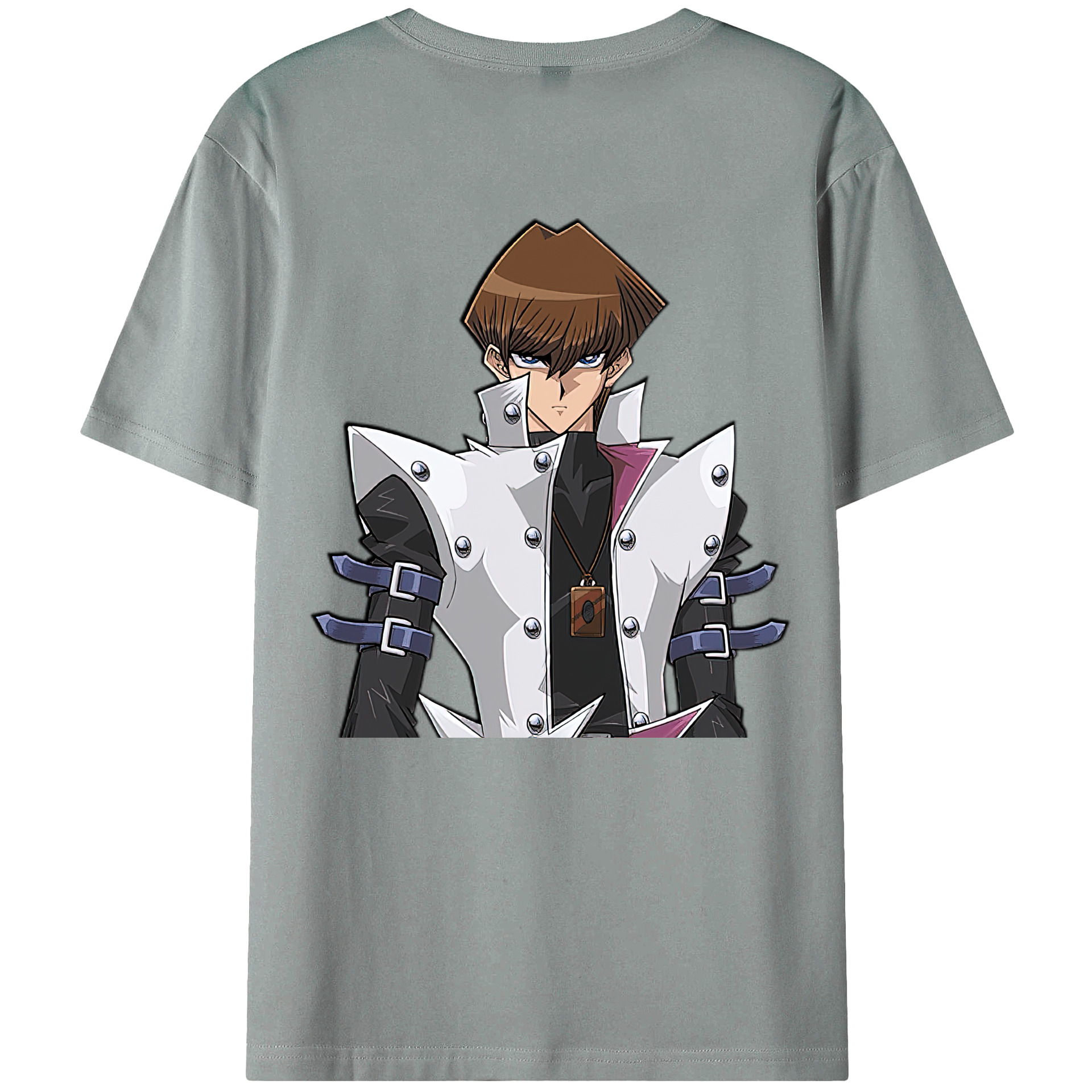 （画像用） 遊☆戯☆王 Yu-Gi-Oh! 綿100％ メンズ半袖Tシャツ（バックプリント） 通気性